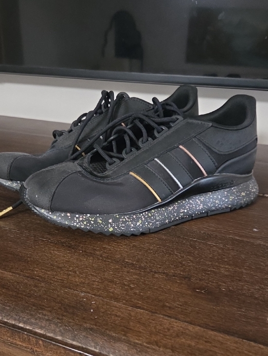 adidas Shoes - Women's Black Adidas Sneakers with Speckled Sole